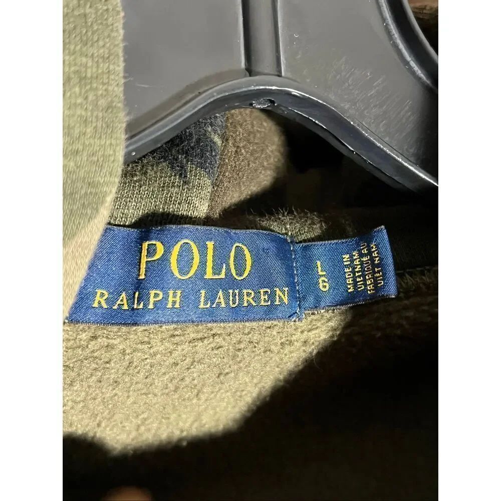 Polo Ralph Lauren Pony Pullover Camo Hoodie - Picture 4 of 7